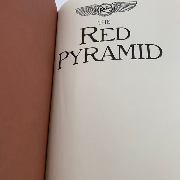 The Red Pyramid by Rick Riordan Hardcover Book 1 First Edition, First Printing - Picture 10 of 15